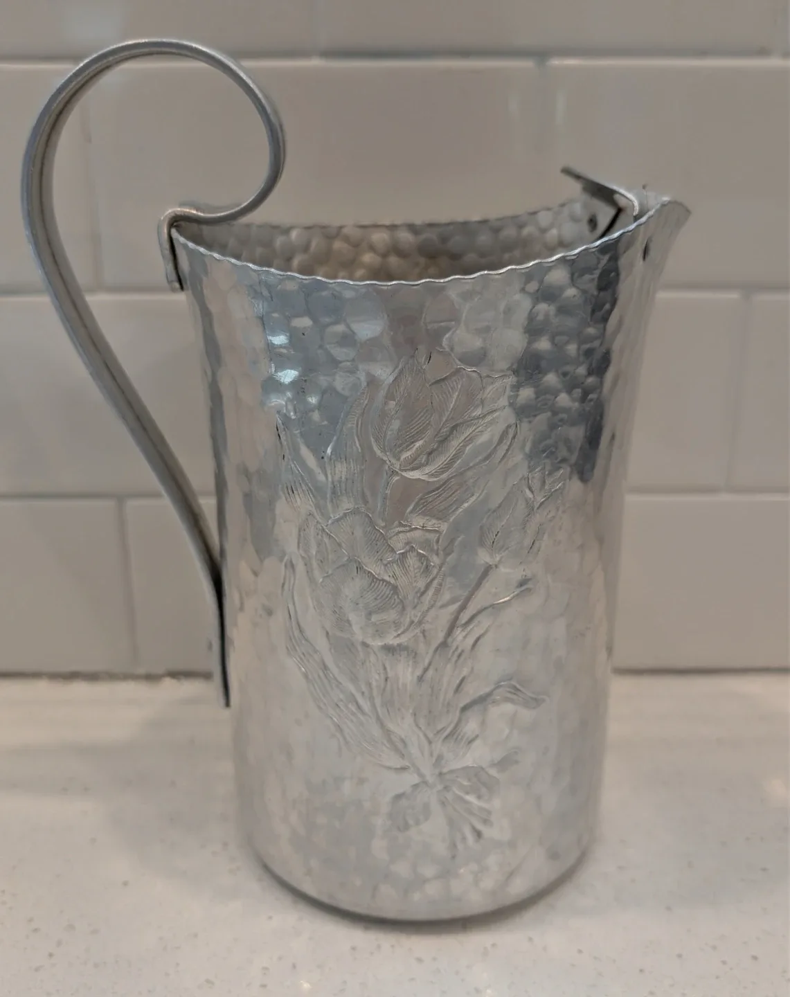 Vintage Forged Aluminum Pitcher