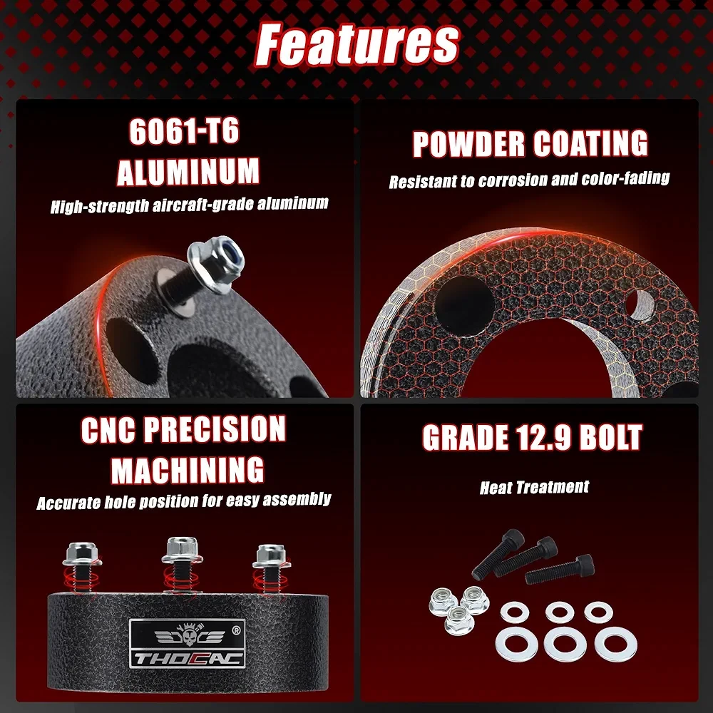 THOCAC 2" Lift Kit for Silverado/Sierra 1500 (2007-2024) - photo 5