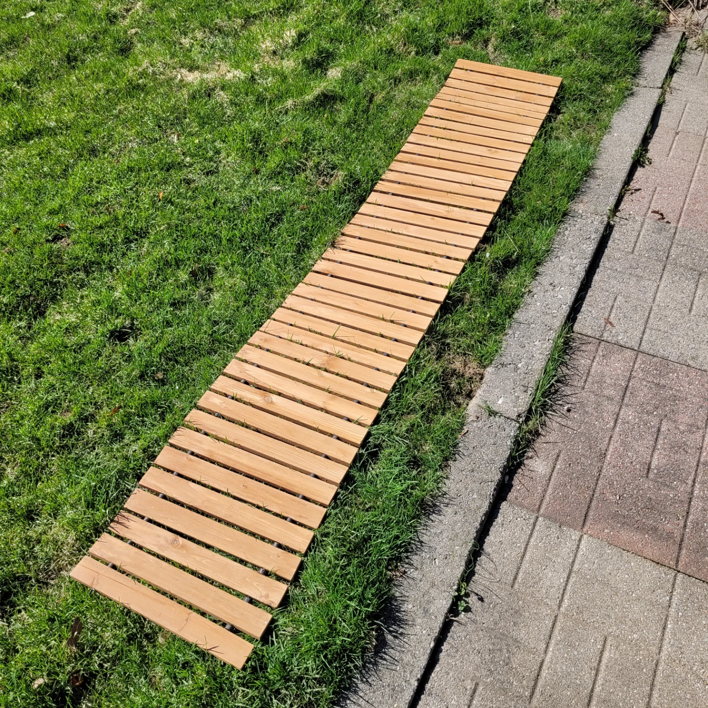 NEW Roll Out Wood Garden Pathway - photo 3