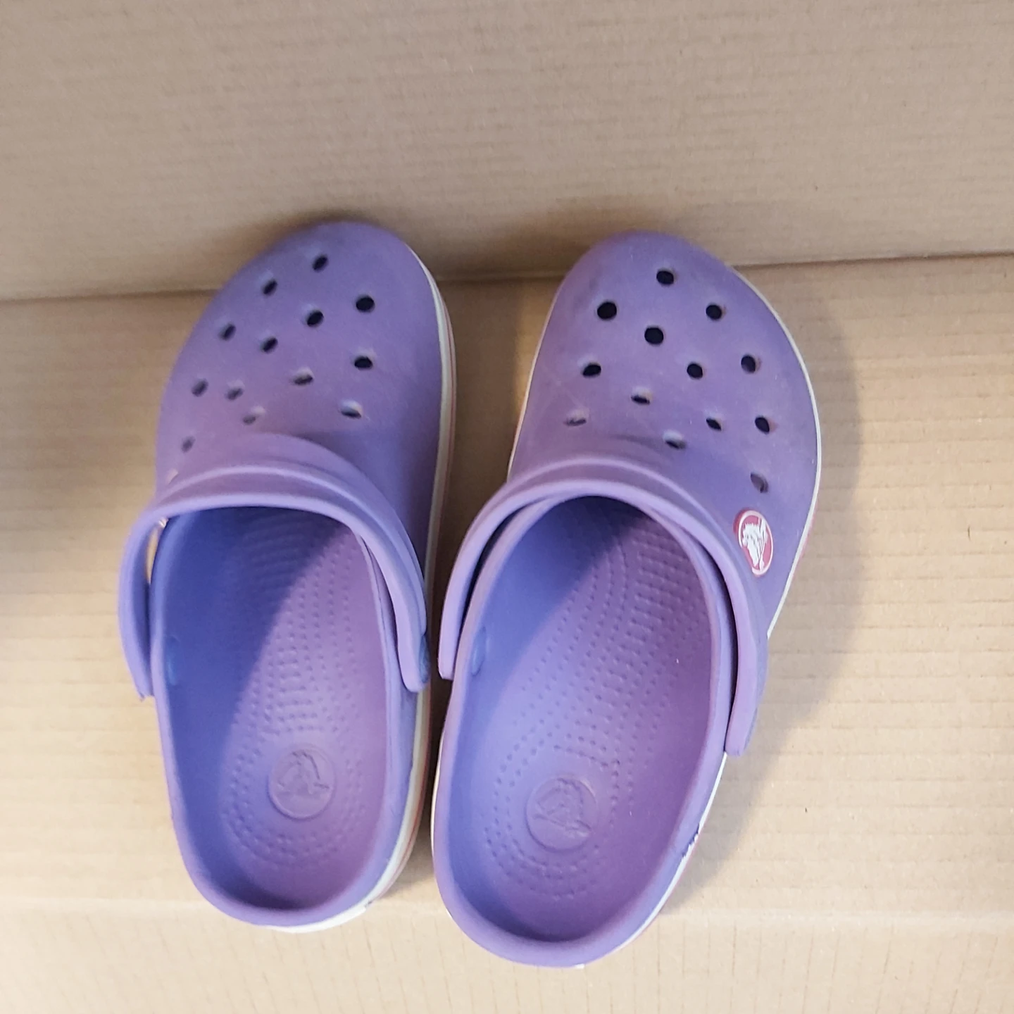 Purple Crocs Clogs size 11 kids