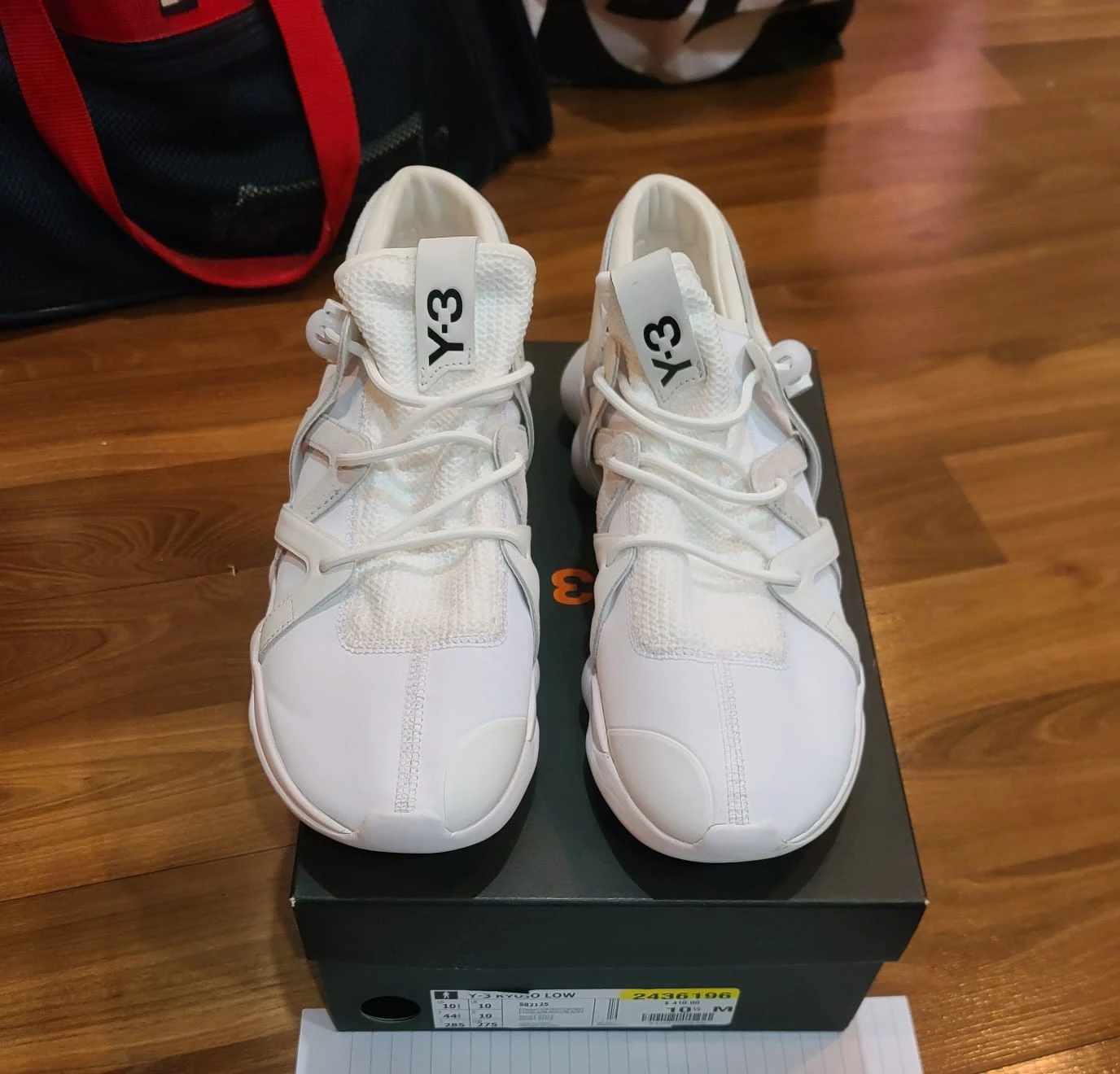 Y-3 Kyujo Low White Sneakers