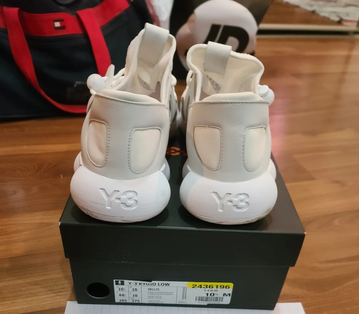Y-3 Kyujo Low White Sneakers - photo 3