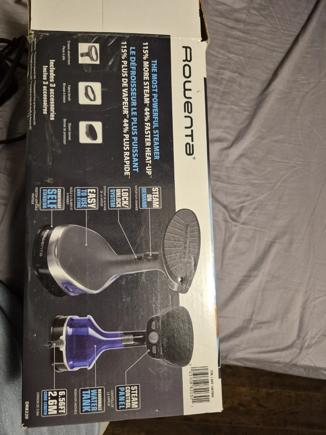 Rowenta DR82 X-CEL Steam Force Steamer - photo 2