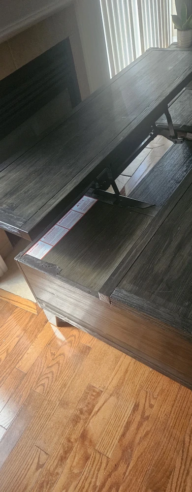Lift Top Coffee Table with Storage - photo 4