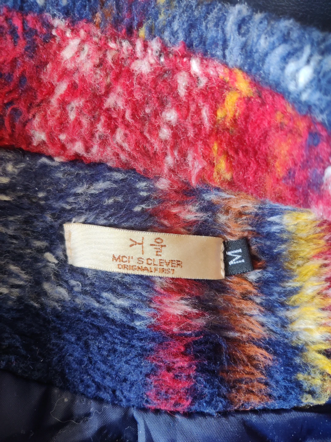 MCI'S CLEVER Plaid Robe Coat - Size M - photo 2