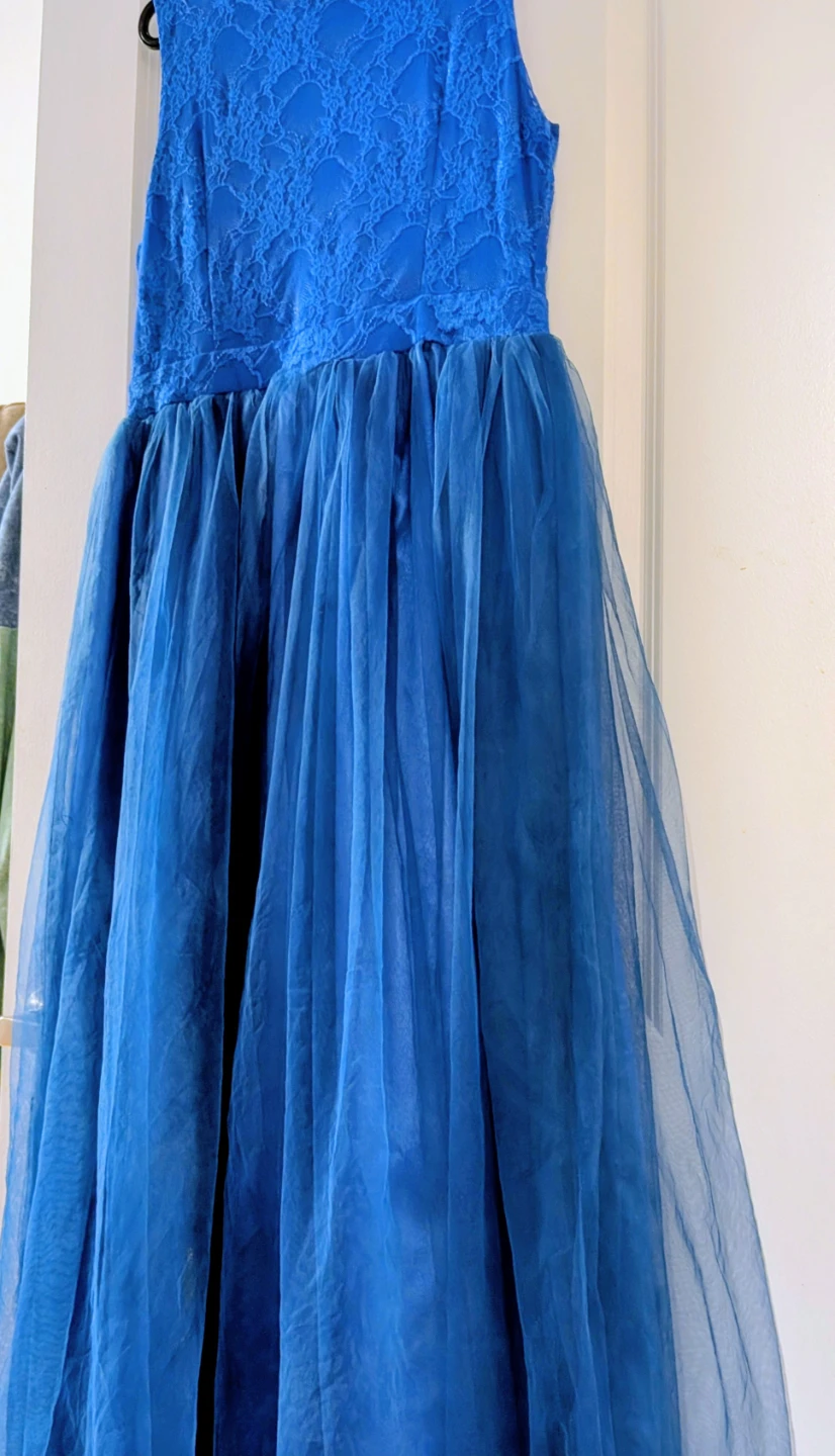 Blue Lace and Tulle Dress - photo 2
