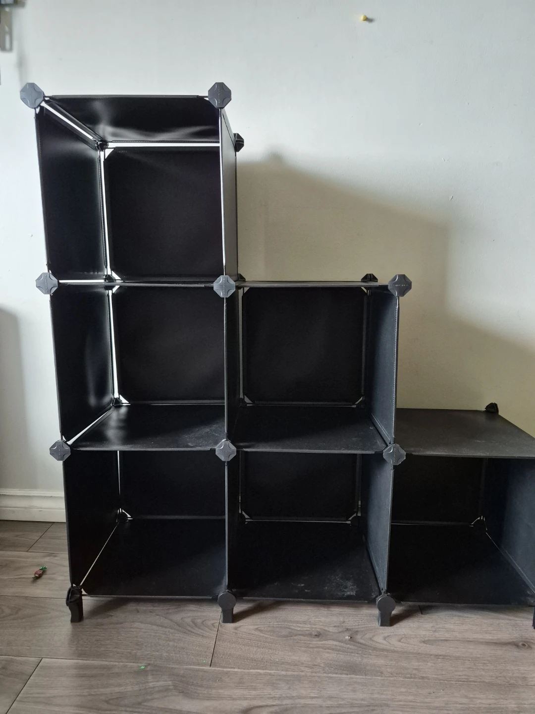 Black Modular Cube Storage Unit