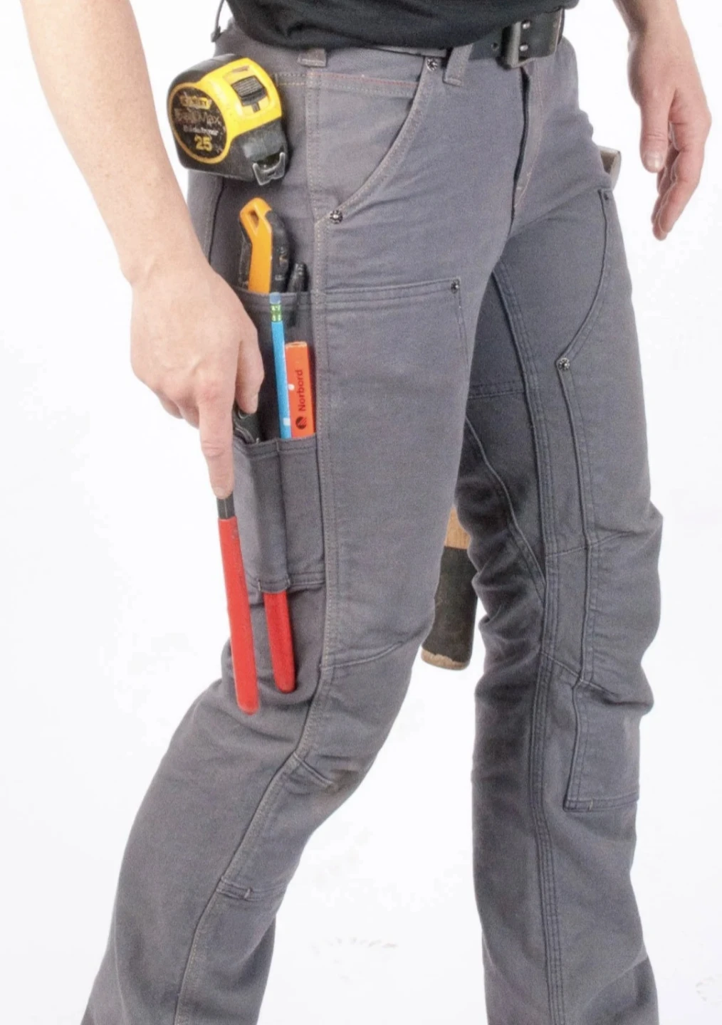 Dovetail Britt Utility Women's Grey Work Pants - photo 5