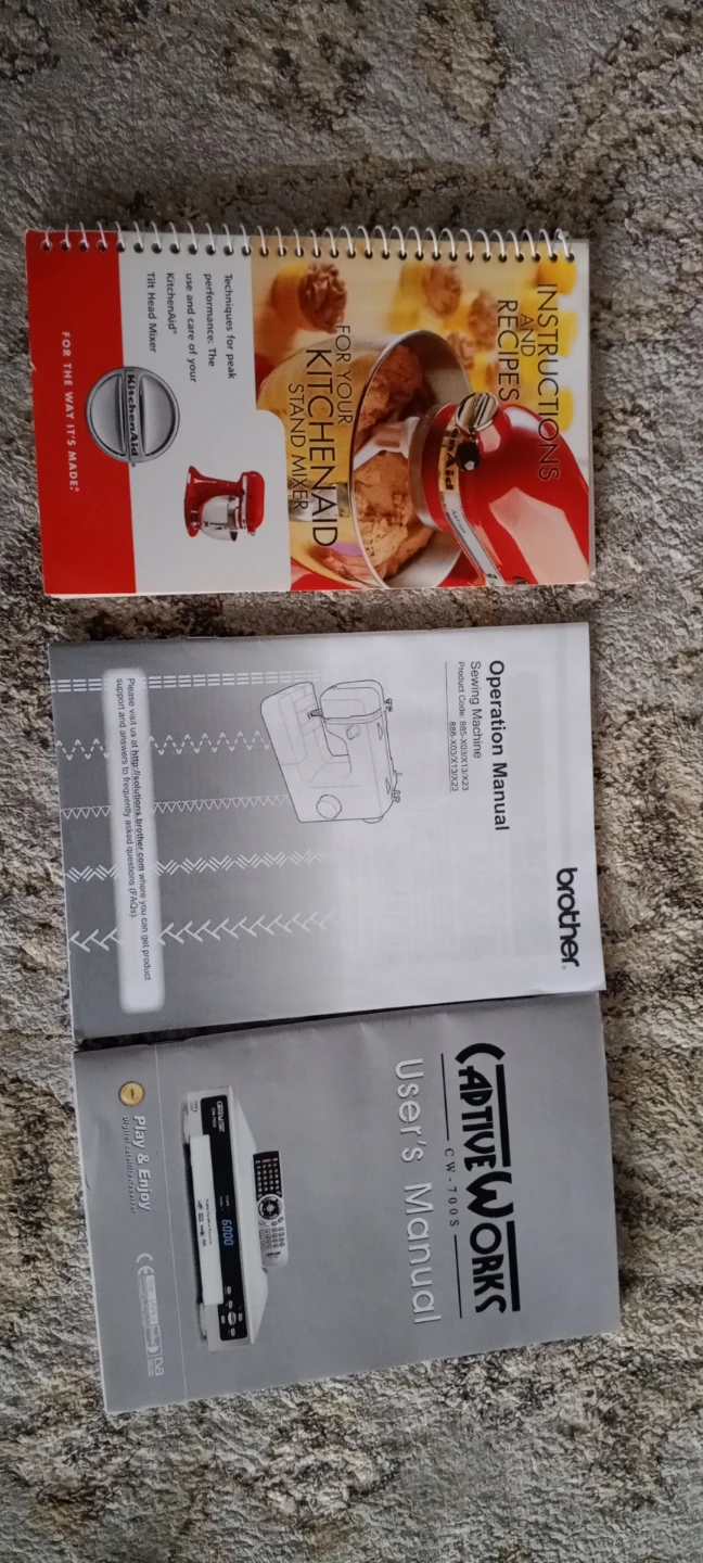 KitchenAid, Brother, Captive Works Manuals