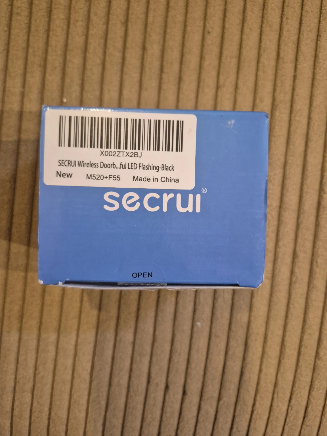 Secrui Wireless Doorbell M520+F55 - Black - photo 2