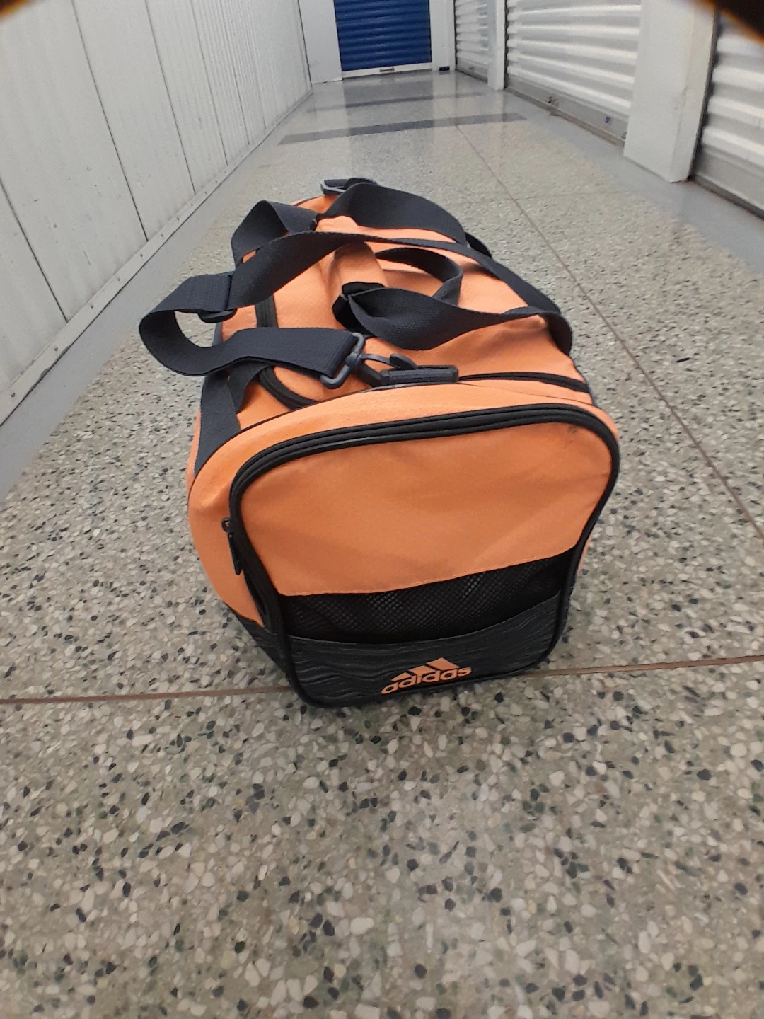 Adidas Orange Duffel Bag College Style Medium Size - photo 4