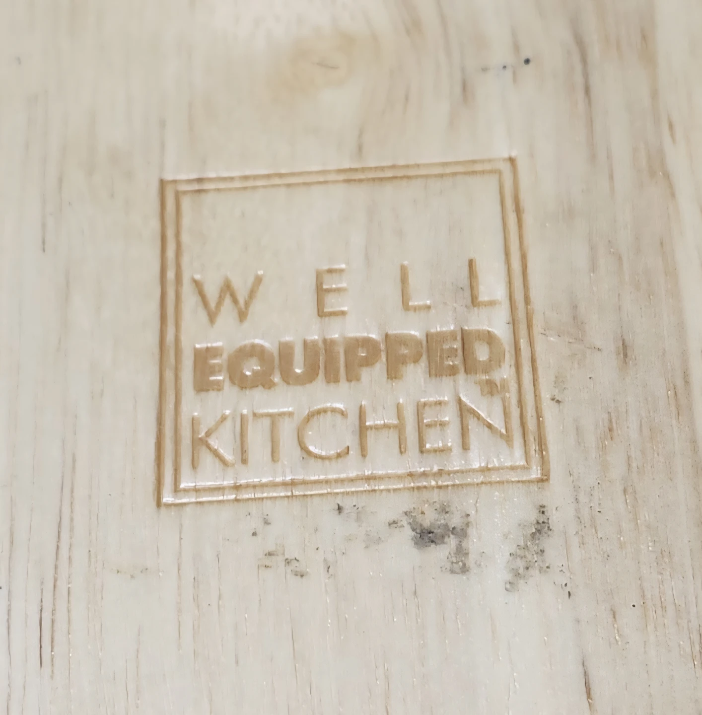 Well Equipped Kitchen Wood Salad Bowl with Metal Handles - photo 3