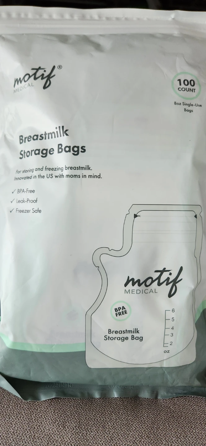 Motif Medical Breastmilk Storage Bags - 100 Count