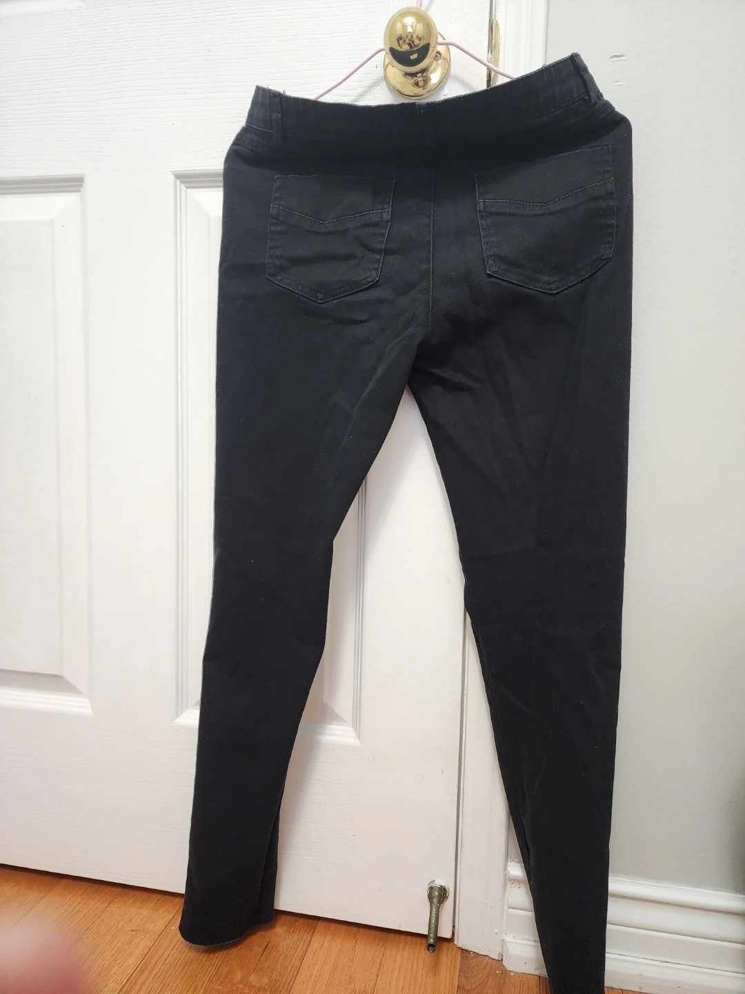 High-Waisted Black Denim Jeans - Size S - photo 3