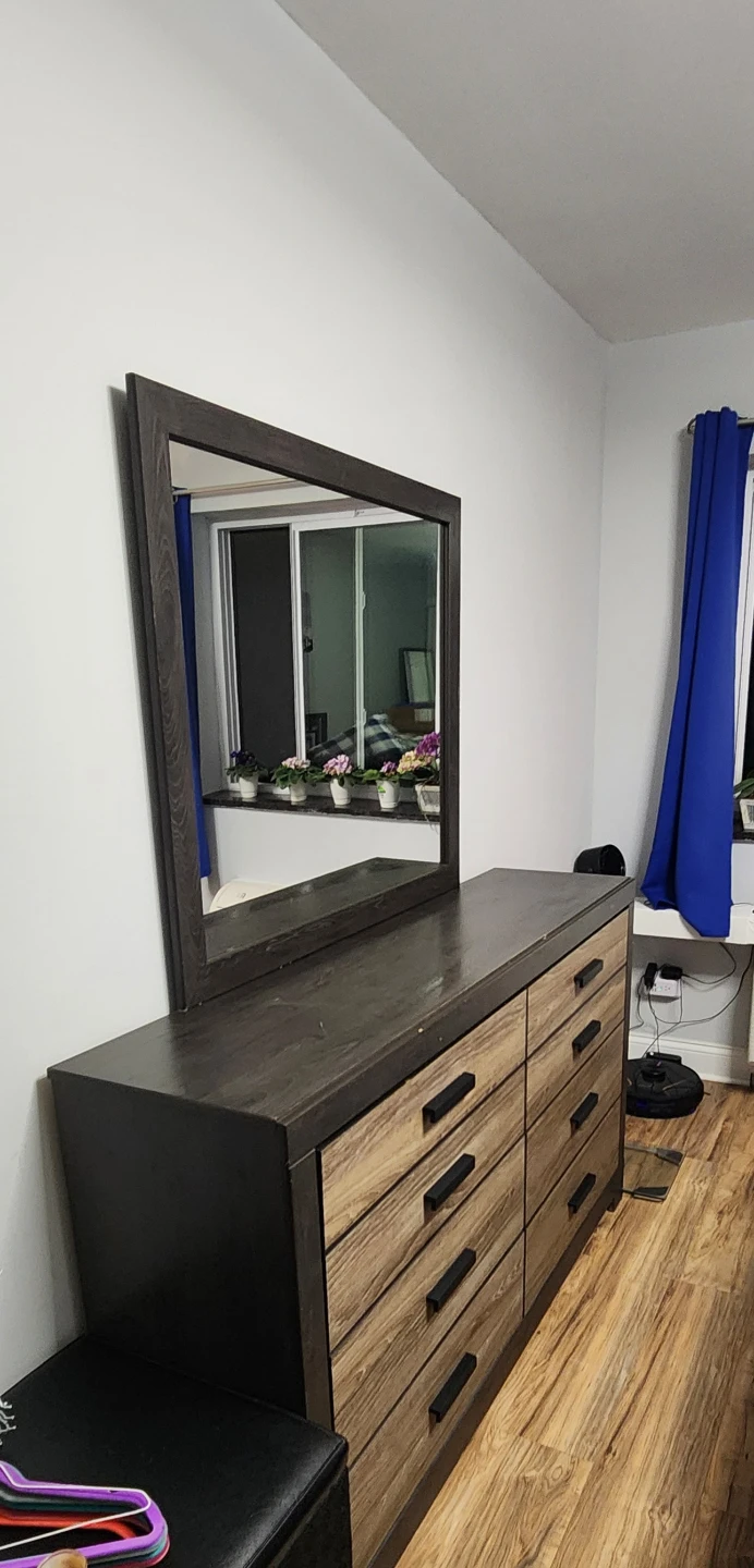 Wooden Dresser with Mirror - photo 3