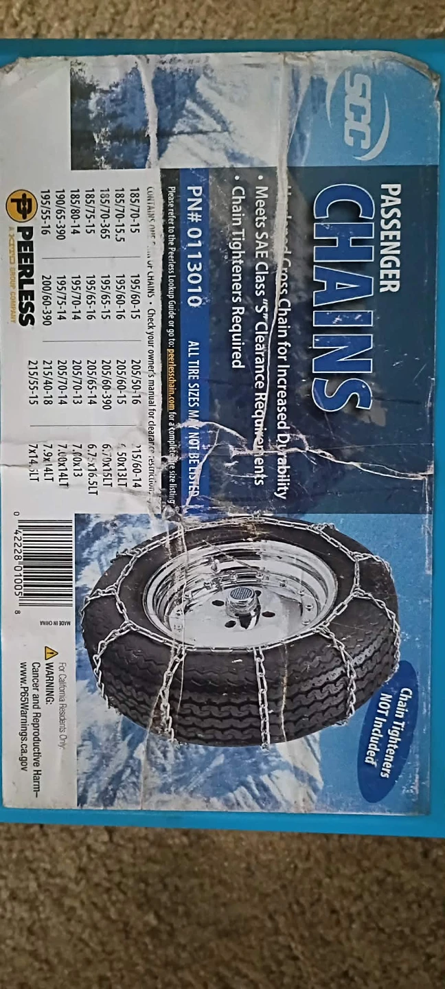 Peerless Passenger Tire Chains #0113010 - photo 2