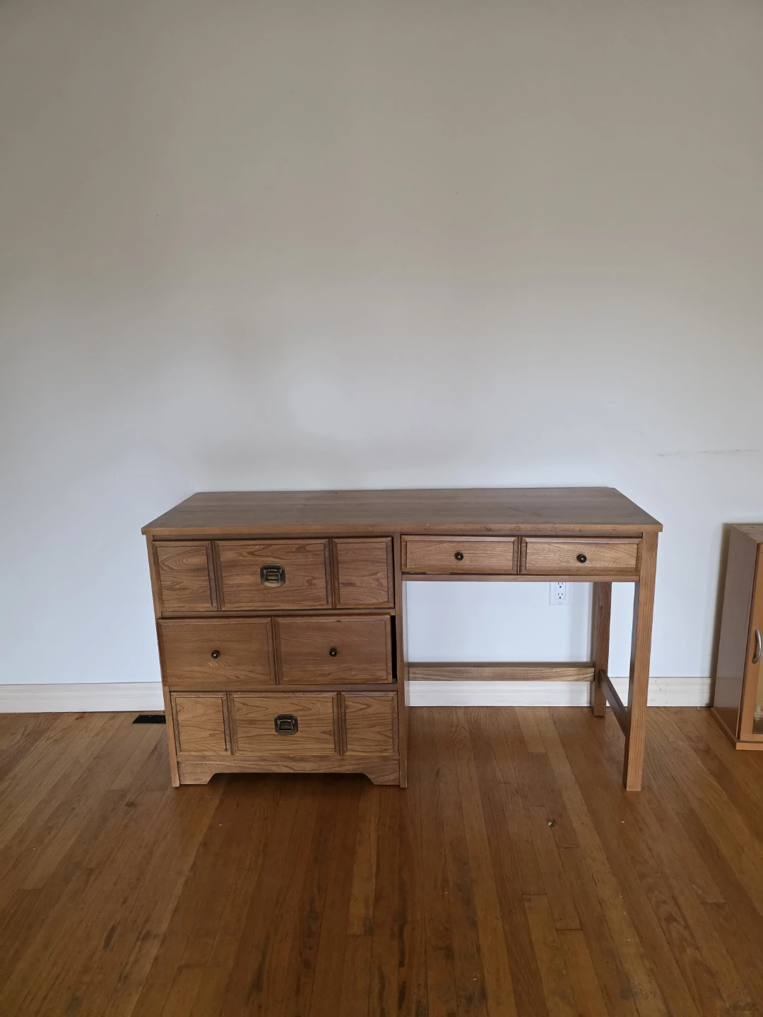 Wooden Desk with Drawers - photo 2
