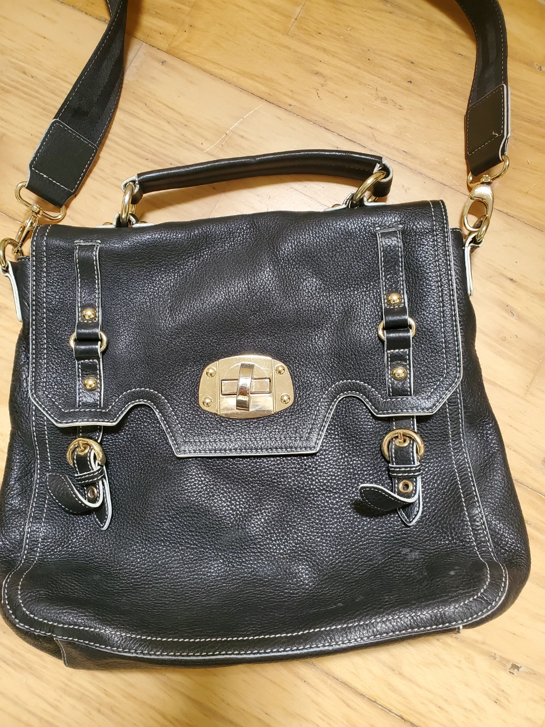 Danner Black Genuine Leather Satchel Bag - photo 2
