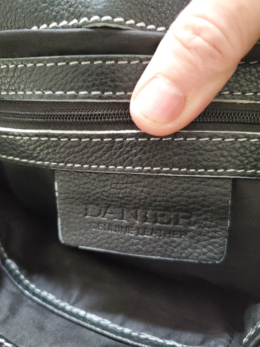 Danner Black Genuine Leather Satchel Bag - photo 3
