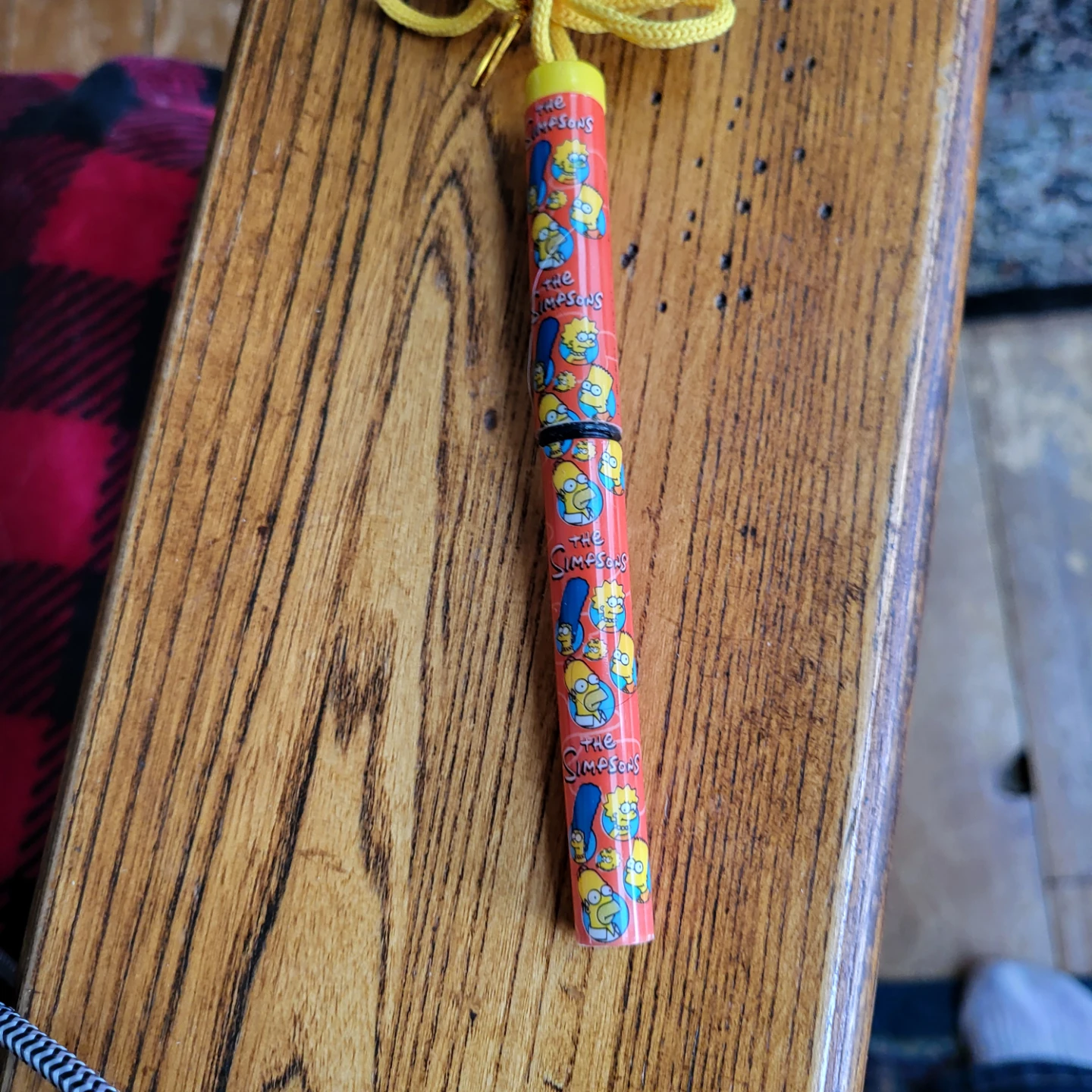 The Simpsons Pen with Cap and Lanyard