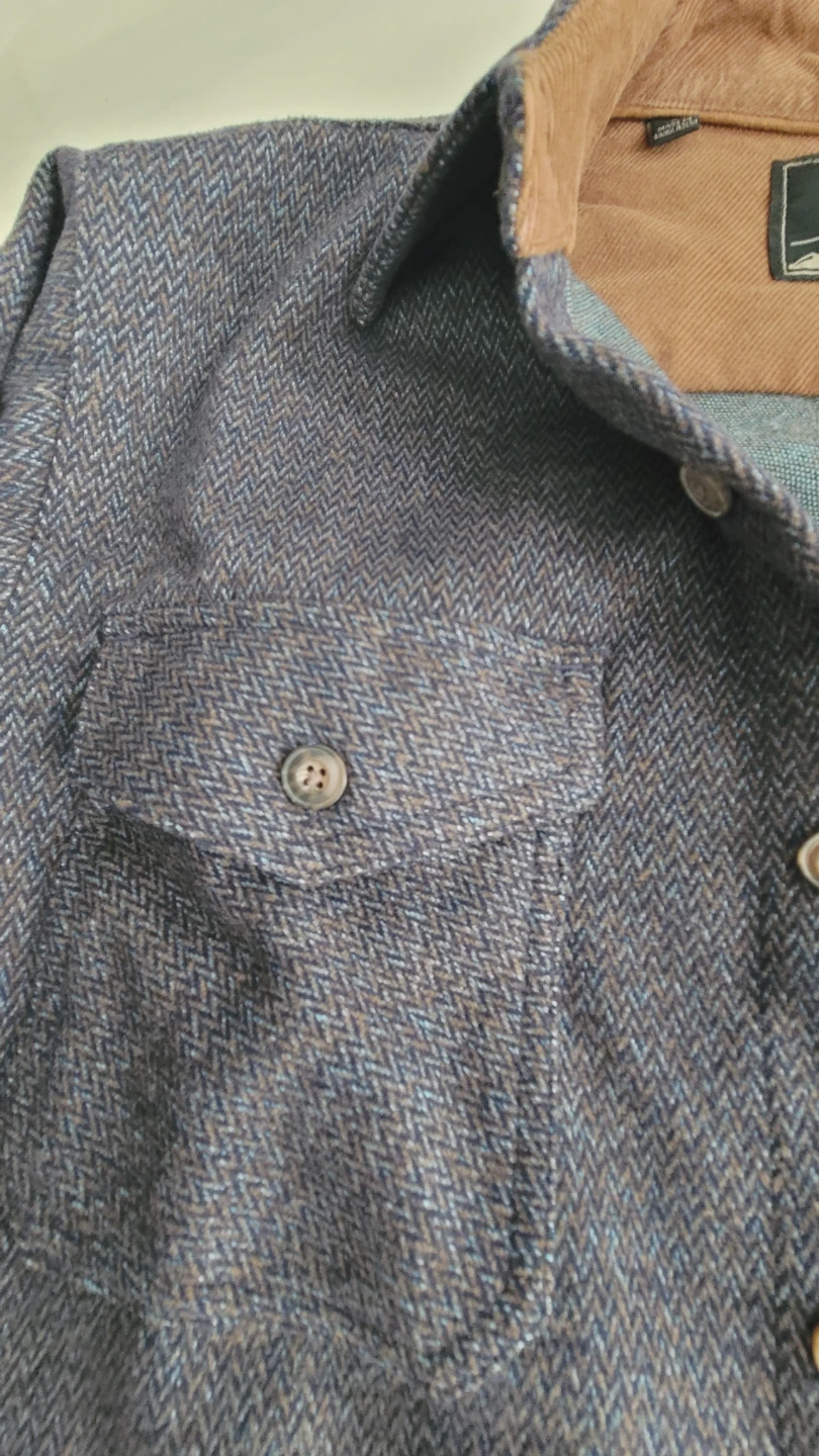 Jachs NY Herringbone Flannel Shirt Jacket - photo 3