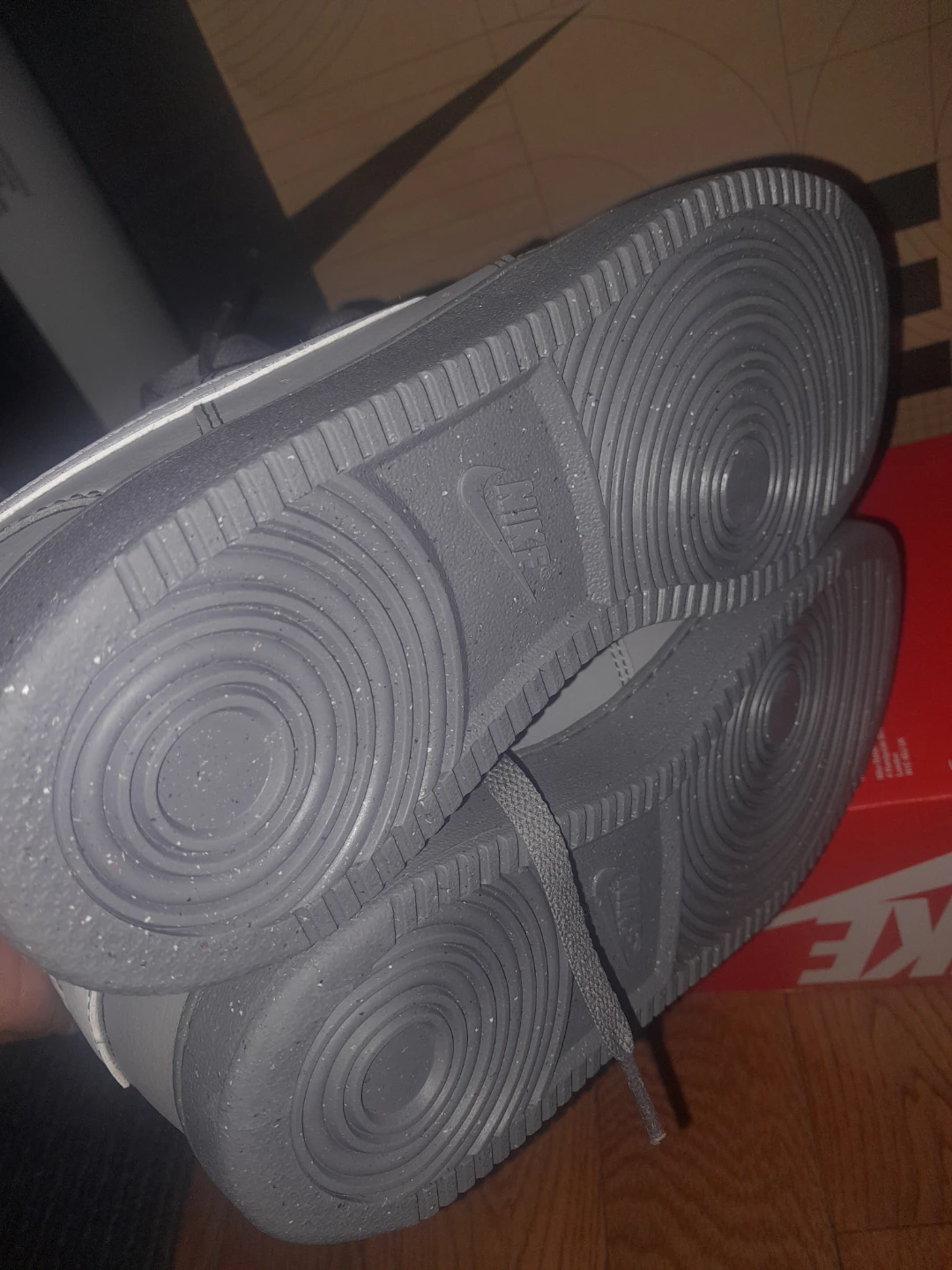 Nike Court Vision Low Grey Sneakers size 9 - photo 2