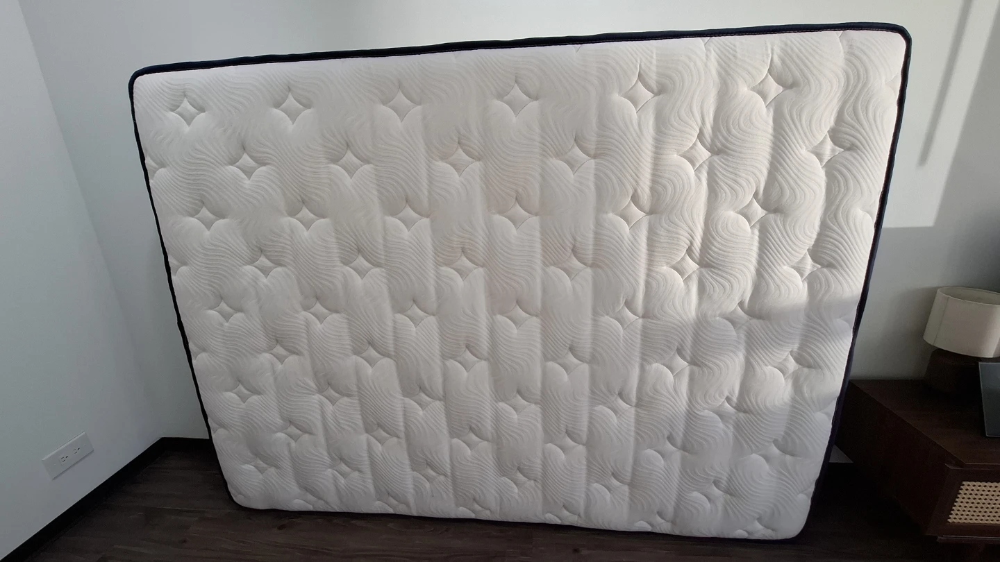 Queen Size Mattress with Metal Bed Frame