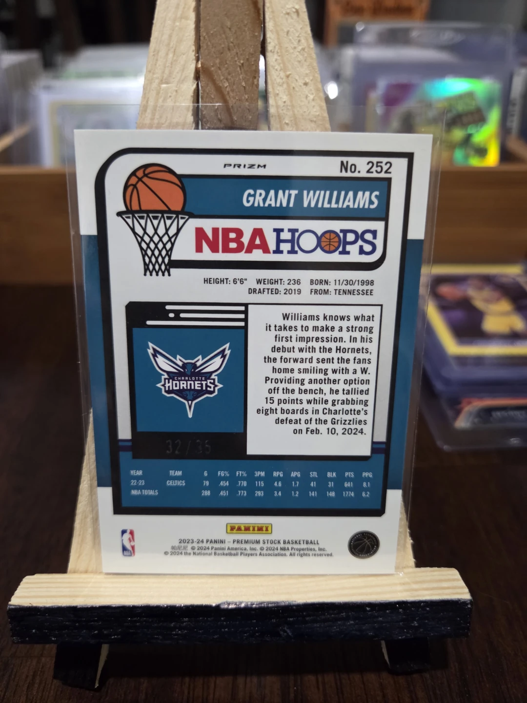 GRANT WILLIAMS - /35 PINK ICE PRIZM - photo 3
