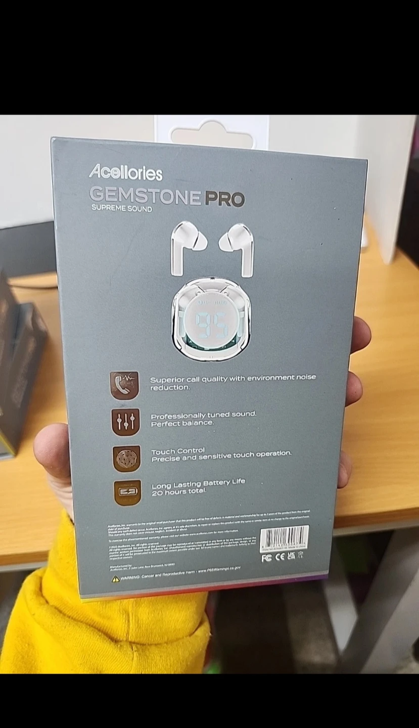 Acellories GEMSTONE PRO Wireless Earbuds with LED Display - photo 5