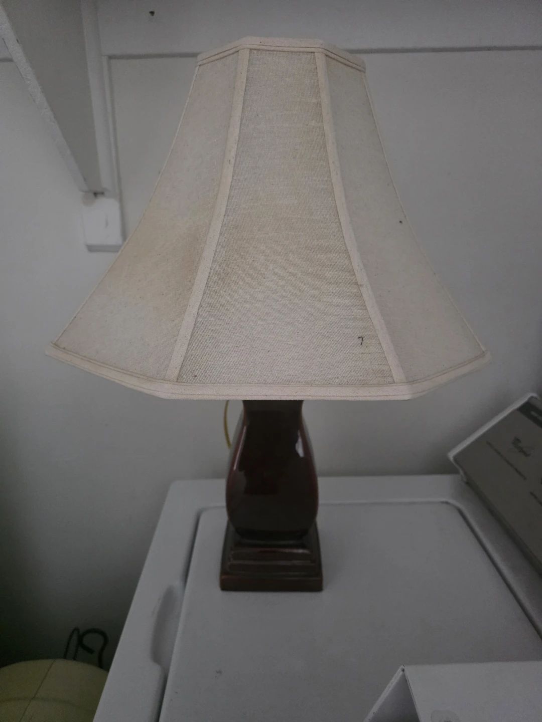Table Lamp with Fabric Shade