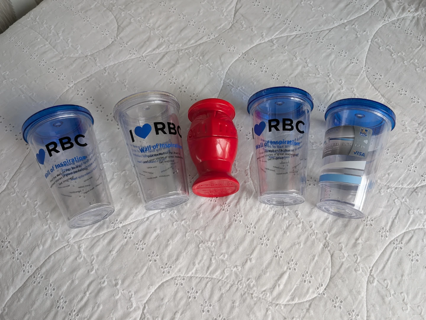 Free RBC Tumblers & Medieval Times Red Goblet