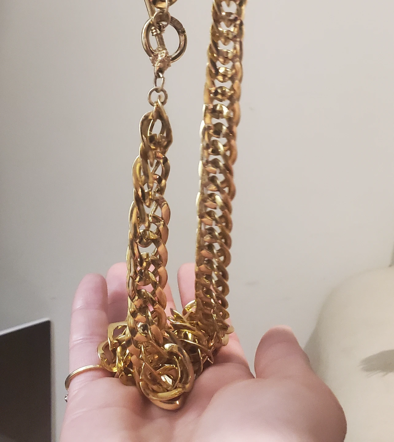 Anne Klein Gold Tone Chunky Chain Necklace - photo 3