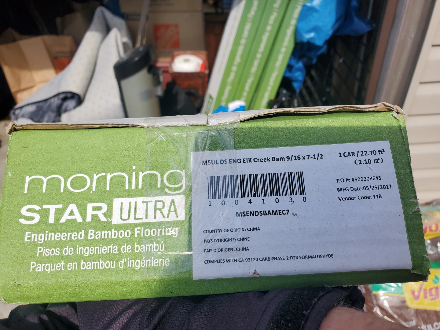 Laminate flooring. Morning Star ULTRA Engineered Bamboo Flooring - photo 2