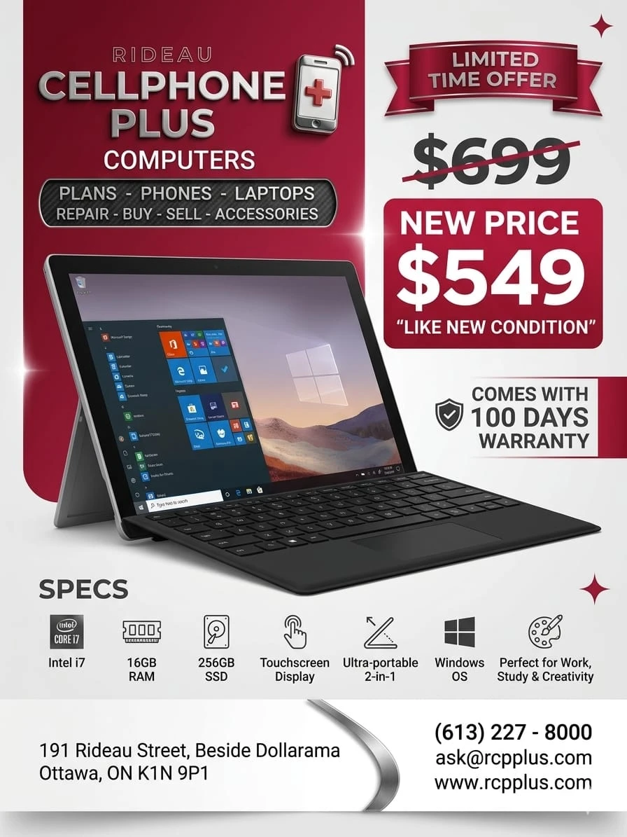 Microsoft Surface Pro 7 Laptop