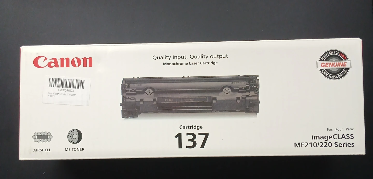 Canon Cartridge 137 Monochrome Laser Toner