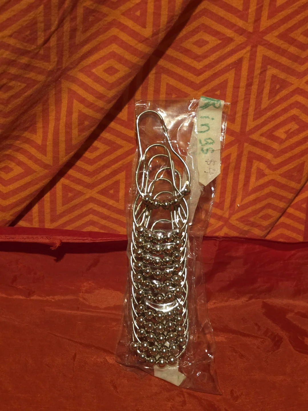 Shower Curtain Rings, Rust Proof Metal for Hangers - Set of 12 - photo 3