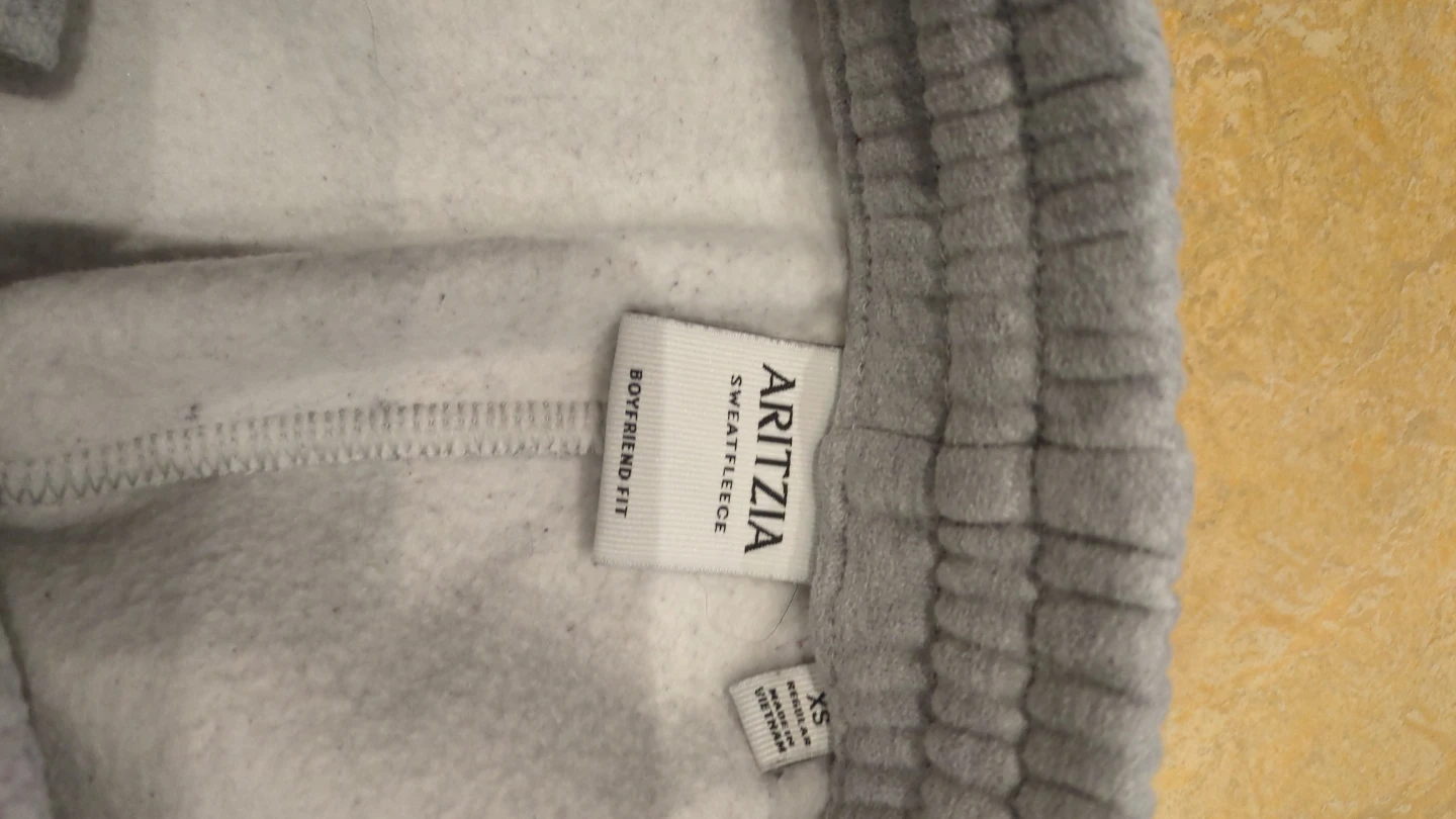 Aritzia Grey Sweatfleece Boyfriend Fit Sweatpants - photo 3