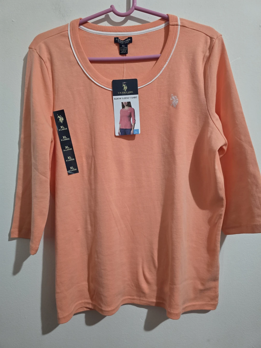 U.S. Polo Assn. Elbow Sleeve Shirt XL