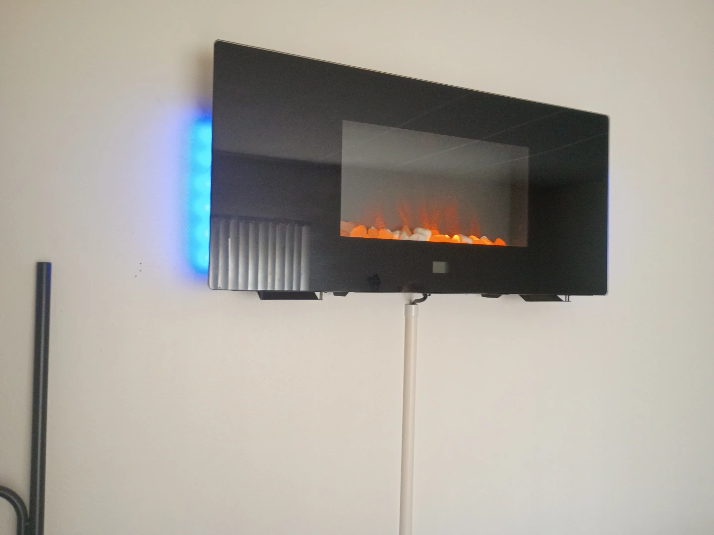 Black Electric Fireplace - photo 3