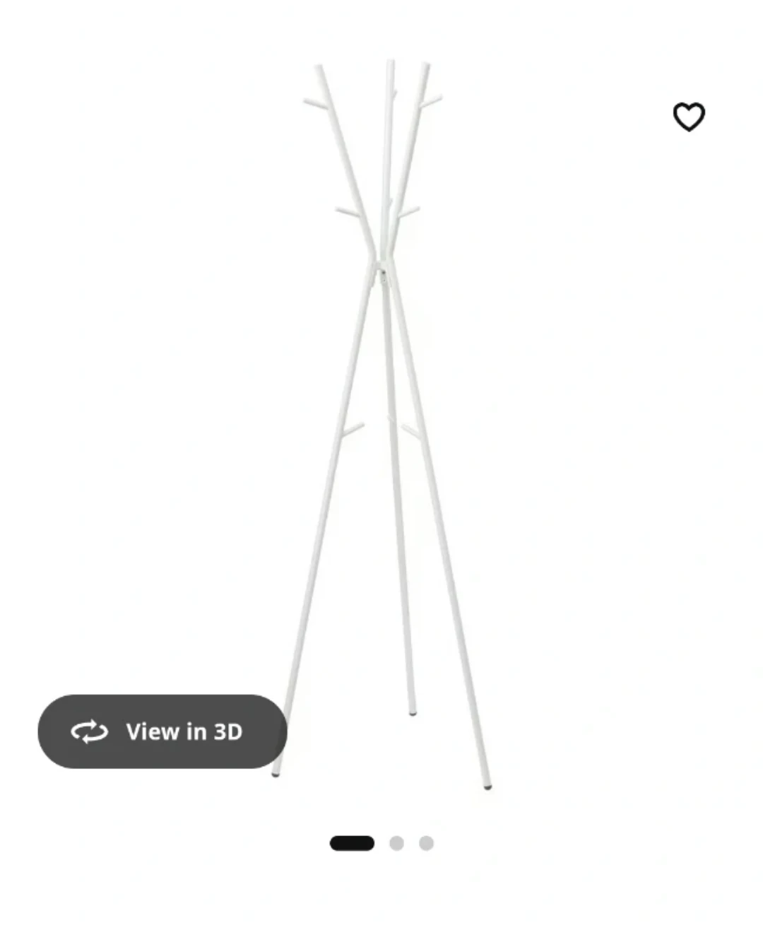 Ikea- White Rack Stand - Hanger - photo 2