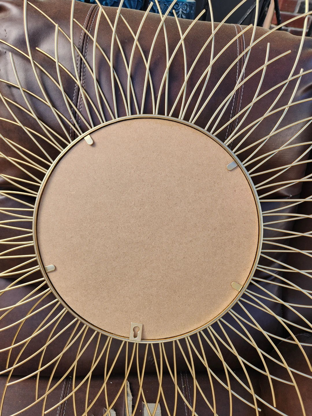 Gold Sunburst Wall Mirror - photo 2