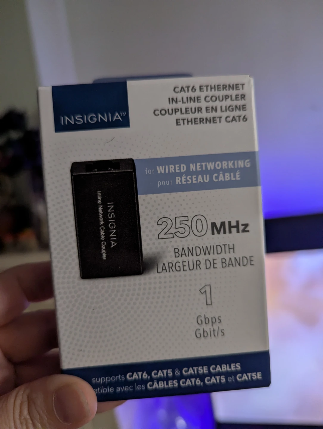 Ethernet In-Line Coupler Insignia CAT6