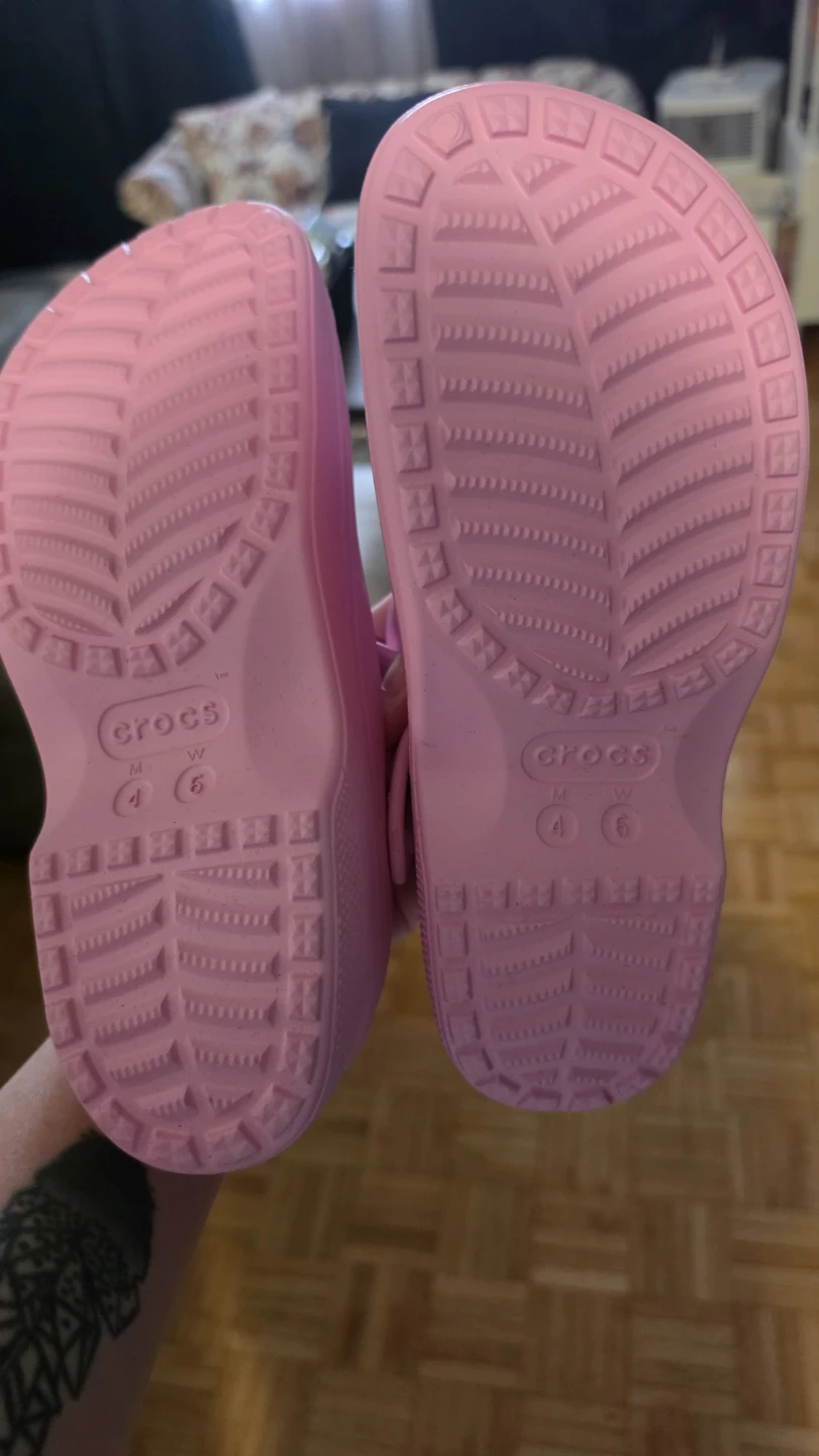 Crocs Pink Clog Sandals Size W6 M4 - photo 2