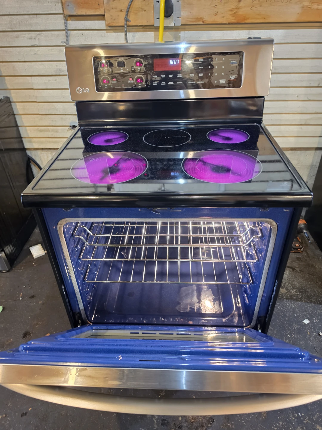 LG Stainless Steel Electric Stove - Delivery Available