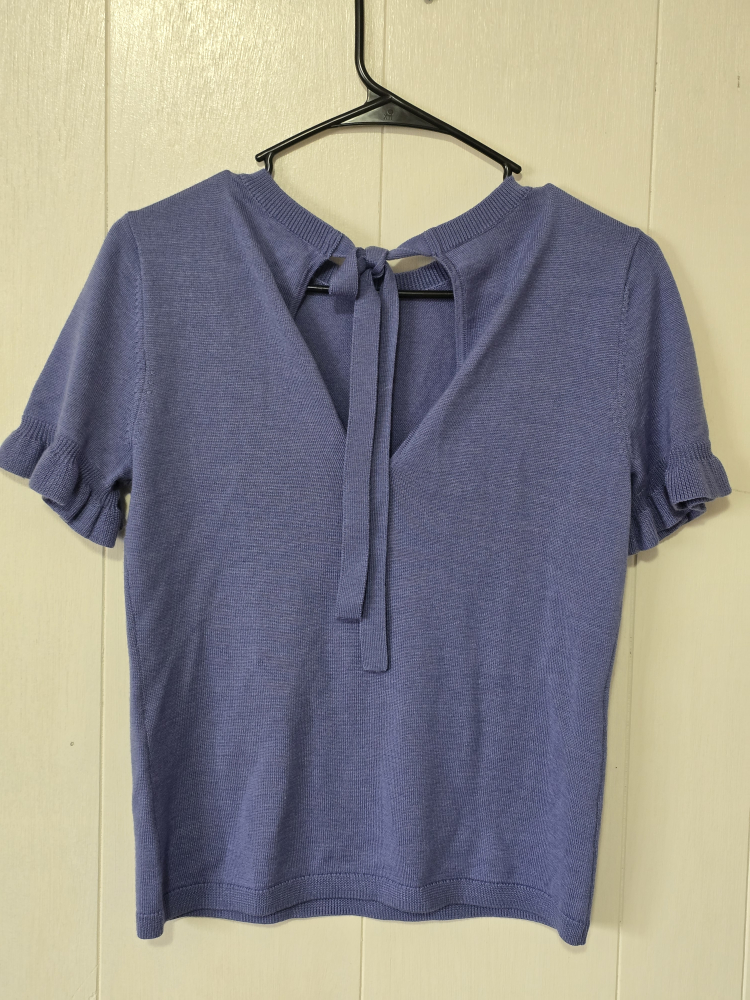 Lewit Women's Blue Knit Top Size S