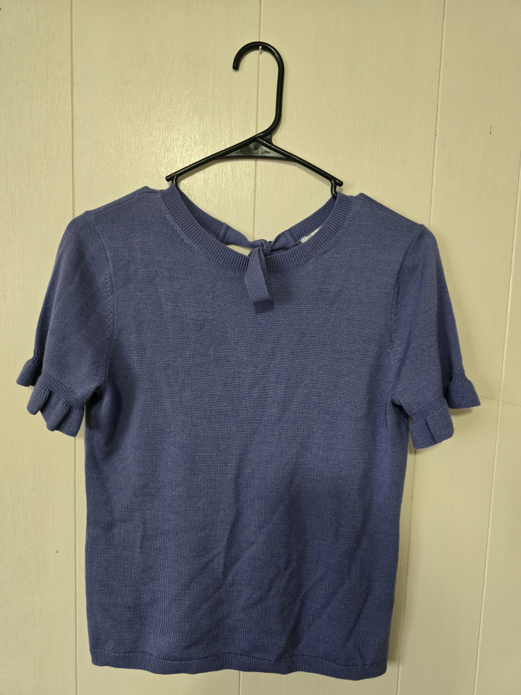 Lewit Women's Blue Knit Top Size S - photo 2