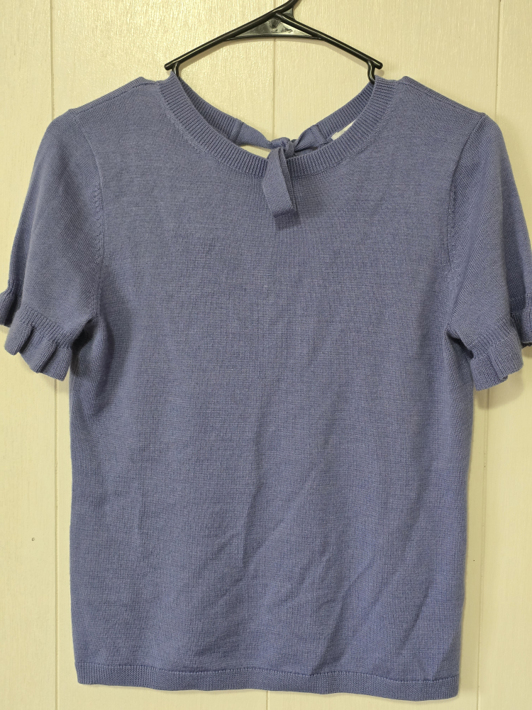 Lewit Women's Blue Knit Top Size S - photo 3