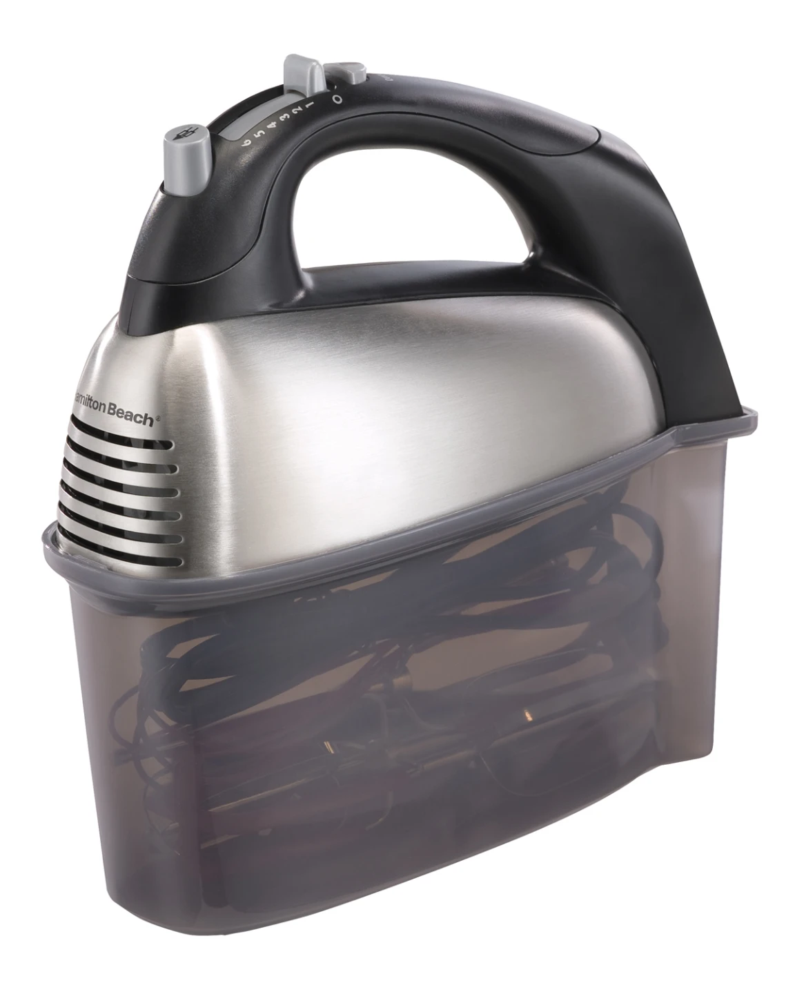 Hamilton Beach stainless steele Hand Mixer with Storage Case