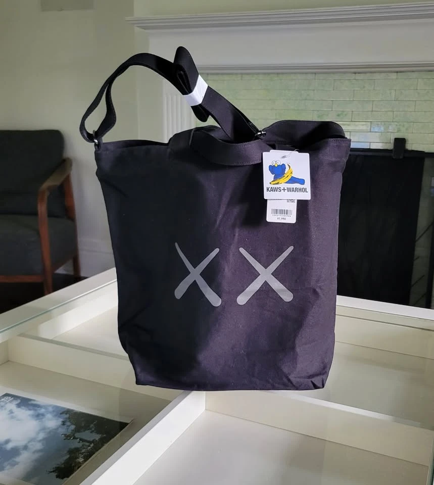 New Uniqlo Kaws + Andy Warhol Tote Bag From Japan
