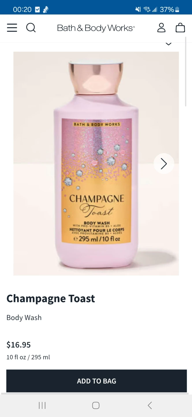 Bath&Body Works Champagne Toast Wash, Cream/ Butterfly Spray Set - photo 4